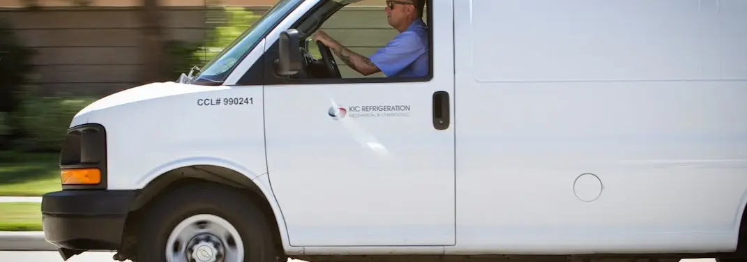 KIC Refrigeration service vehicle serving Odessa area